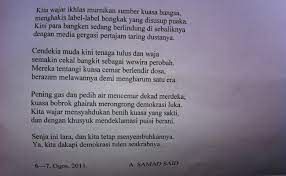 Abdul samad bin muhammad said atau lebih dikenali sebagai a. A Samad Said Puisi Cinta Cute766