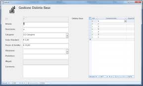 Gestione Distinta Base Su Access Modello Gratuito