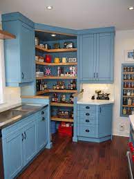 Exterior grade silicone rubber gaskets around all doors and drawers prevents water and dust from intruding and maintains a dry storage environment. 75 Beautiful Kitchen With Blue Cabinets And Stainless Steel Countertops Pictures Ideas May 2021 Houzz