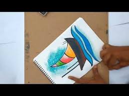 How To Draw A Boat Pastel Colour Drawing For Children S Youtube Drawing For Kids Colorful Drawings Oil Pastel Art