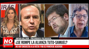 “No puedo poner las manos al fuego por Tuto y Samuel” ¿SE ROMPE LA ALIANZA  OPOSITORA? Amparo Ballivian, pre candidata “Estoy muy preocupada” “Debe  definirse en una semana”
