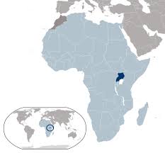 This map shows where uganda is located on the world map. Large Location Map Of Uganda Uganda Africa Mapsland Maps Of The World