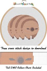 Children s motifs for or peacock. Hancock S House Of Happy I M A Survivor Kawaii Tardigrade Cross Stitch Pattern To Download Free