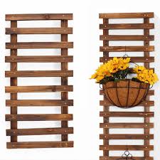 Wooden frame for hanging plants. Plant Flower Hanging Wall Holder Wood Frame Climbing Rack Ladder Storage Racks For Home Garden Decor Buy At A Low Prices On Joom E Commerce Platform
