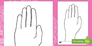 Handvorlage Ausmalbild Teacher Made