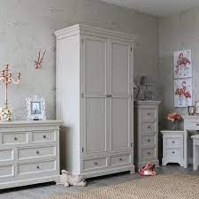 Brambly Cottage Debby 2 Door Wardrobe Grey Bedroom Furniture Double Wardrobe Grey Wardrobe
