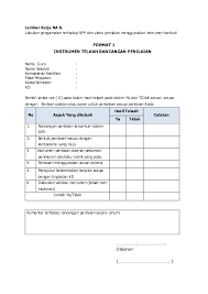Penilaian dilakukan dengan cara melingkari angka 4, 3, 2, atau 1 pada kolom. Doc Lembar Kerja Na 6 Lakukan Pengamatan Terhadap Rpp Dan Video Penilaian Menggunakan Instrumen Berikut Anwar Roni Academia Edu