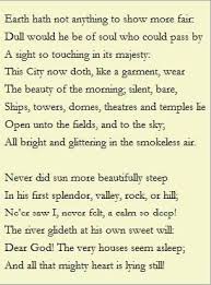 Composed Upon Westminster Bridge September 3 1802 By William Wordsworth Inspirational Poems Poems Words