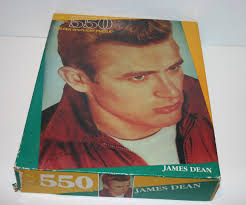 Vintage 1991 Golden Spotlight Puzzle James Dean Portrait 550 Pieces #5292