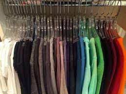I used to leave the big jackets and dresses to the side of the closet, leaving all the things i used a lot on the middle, jeans and blouses. Q How Do I Organize Hanging Clothes By Color Chaos To Order Chicago Professional Organizing Experts For Home And Office