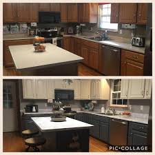 Kitchen Cabinet Makeover Customer Submission Kitchen Cabinets Painting Kitchen Cabinets Kitchen Cabinets Before And After