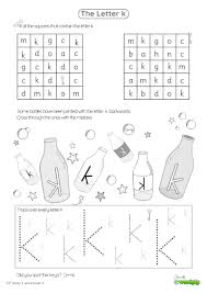 letter k worksheet 1
