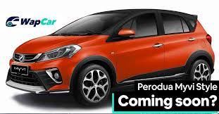 Perodua myvi price in kuala lumpur starts from rm 41,022 for base variant 1.3l g mt, while the top spec variant 1.5l av at costs at rm 52,407. Perodua To Debut Myvi Style Soon Wapcar