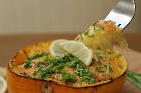 Gratin De Courge Spaghetti Citron Ciboulette Valises Gourmandises Recette Courge Spaghetti Gratin Courge Spaghetti Courge