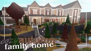 Pin by pineapple cal on bloxburg in 2020 small living rooms modern living room interior small modern living room. Cozy Autumn Family Home Bloxburg Speed Build 360k Youtube