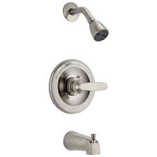 Vintage tub & bath offers clawfoot shower enclosures, tub surround & bathtub shower accessories. Dbt13410ss Foundations Core Tub Shower Faucet Trim Trim Kit Brilliance Stainless At Fergusonshowrooms Com