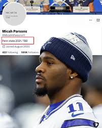 Micah Parsons updated his X bio to "TBD" 😳 Is he done in Dallas? #NFL