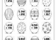 Worksheets for easter 5th grade math teaching. Math Easter Education Com