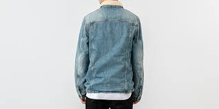 nudie jeans lenny jacket favourite shade denim blue