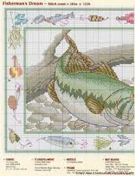 3,50 x 5,14 (49 x 72 stitches) number of colors: 380 Cross Stitch Fishing Ideas Cross Stitch Stitch Cross Stitch Patterns