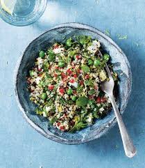 Check spelling or type a new query. Quinoa Feta Pea And Mint Salad With Lemon And Chilli Recipe Mint Salad Fast Food Diet Chilli Recipes
