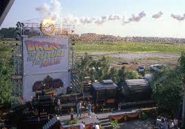 Пейтон рид, боб гейл, джон хэйс. Back To The Future The Ride Pre Opening At Orlando Universal Studios Theme Park Universal Studios Florida Back To The Future