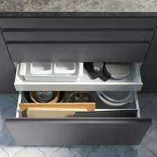 Kok Voxtorp Morkgra Koksserie I Modern Stil Kok Inreda Kok Ikea