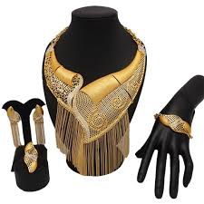 Find designer gold jewelry up to 70% off and get free shipping on orders over $100. Dubai Gold Jewelry Women Fashion Necklace Fine Jewelry Sets Women Necklace 24k Gold New Design Necklace Owame