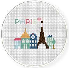 Cross stitch patterns paris france. Paris Cross Stitch Pattern Daily Cross Stitch