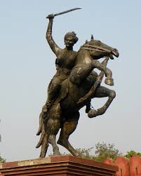 Colonel James Skinner in 1803 at Hansi ...