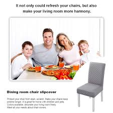Use them at mealtimes, for arts and crafts projects, or to protect chairs from pets. Kivors Chair Covers Removable Washable Stretch Slipcovers Chairs Protective Covers For Dining Room Banquet Hotel 1 Pcs Packet Red Ceremony Home Decor Home One Acleaning Com