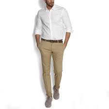 Avec des matières et des coloris différents. Chino Slim Beige Homme La Mode Homme Sur Jules Com Padrinhos