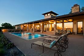 Hill Country Modern Parade Home Outdoor Living Transitional Swimming Pool Hot Tub Austin By Jenkins Custom Homes Houzz Ie
