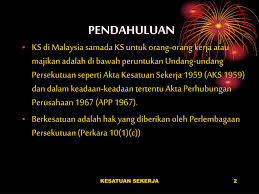 Kesatuan melayu muda (kmm) (jawi: Ppt Kesatuan Sekerja Ks Powerpoint Presentation Free Download Id 5613860