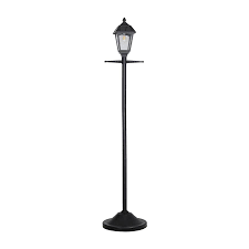 Westinghouse Single Head Black Led Outdoor Garden Solar Post Lamp In The Complete Post Lights Department At Lowes Com