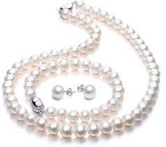 Let sit for up to 5 minutes. Amazon Com Freshwater Cultured Pearl Necklace Set Includes Stunning Bracelet And Stud Earrings Jewelry For Women Viki Lynn Jewelry