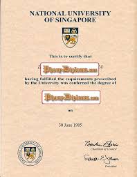 National University Of Singapore Fake Diploma Sample From Phonydiploma National University Of Singapore Diploma University Diploma