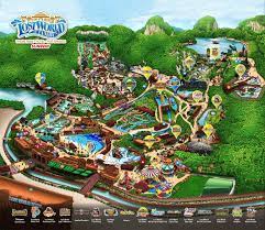 The theme park is known for its natural hot spring, also features other attractions including wildlife and rides. Park Map Lost World Of Tambun Theme Park