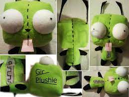 Gir Plushie By Noleetida On Deviantart Plushies Girly Stuffed Toys Patterns