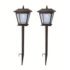 8% coupon applied at checkout. Hampton Bay Black Metal Solar Led Pathway Lights 2 Pack The Home Depot Canada
