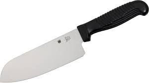 Walmart.com has been visited by 1m+ users in the past month Spyderco Santoku Knife 7 Plain Blade Black Polypropylene Handle Knifecenter K08pbk