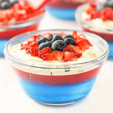 How to make red, white, and blue jello: Red White Blue Keto Jello Dessert Sugar Free Treat For Memorial Day