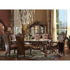 House Of Hampton Janis 7 Pieces Dining Set Color Cherry Oak Dining Room Victorian Formal Dining Room Sets Dining Table
