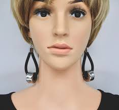 Bold Rubber Earrings, Statement Earrings, Chunky Earrings