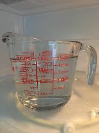 Metric (1 tbsp = 15 ml). Resuable Glass Pyrex 1 2 4 Cups Measuring Cup Red Increments Dishwasher Safe Kitchen Dining Bar Measuring Cups Spoons