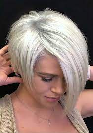 45 Best Side Parted Short Blonde Haircuts For Women 2018 Wanna Get Unique Hair Colors For Short Hair See He Short Blonde Haircuts Hair Styles Blonde Haircuts