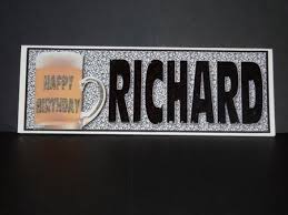 Happy Birthday Richard Large Dl Photo By Lynn Butters Watercolor floral happy birthday card. gbp