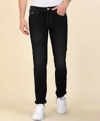 Wrangler Slim Men Black Jeans