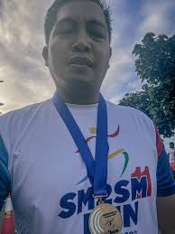 Done with SM Malls Online Santa Run with My Best Friend , a Fun Run for  those who are afflicted with Both Typhoon Uwan and Tino May this Run be a  light