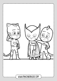 Los dibujos kawaii para colorear son simplemente lindos y muy tiernos, solo debes dar un vistazo y elegir el unicornio más lindo o uno de los gatos que están muy guay. Pin En Dibujos De Pj Masks